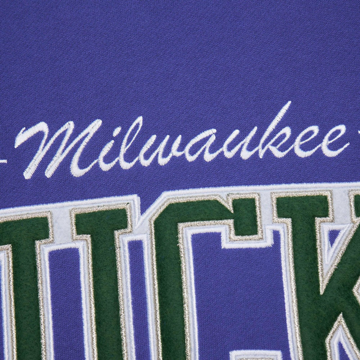 NBA Milwaukee Bucks Hardwood Classics There & Back 2.0 Vintage Pullover Sweatshirt