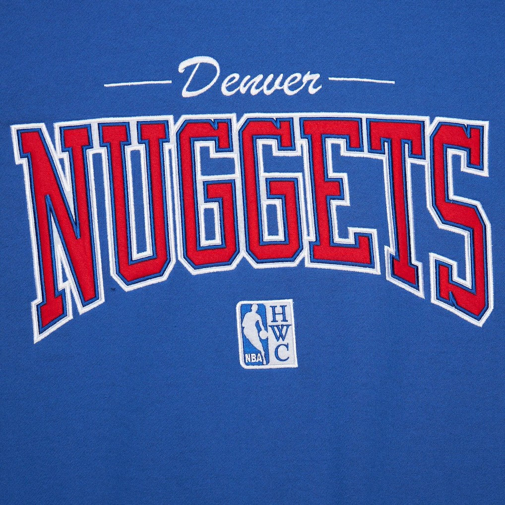 NBA Denver Nuggets Hardwood Classics There & Back 2.0 Vintage Pullover Sweatshirt sale