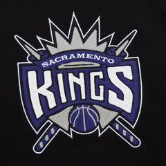 NBA Sacramento Kings Chainstitch Applique Vintage Heavyweight Pullover Hoodie