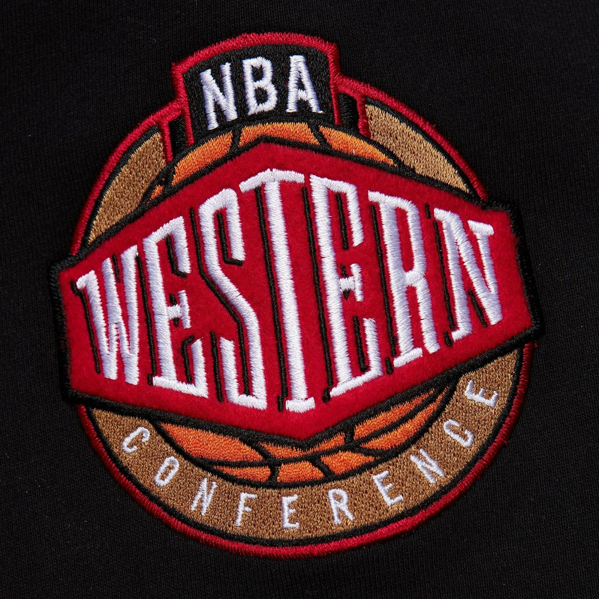 NBA Sacramento Kings Chainstitch Applique Vintage Heavyweight Pullover Hoodie