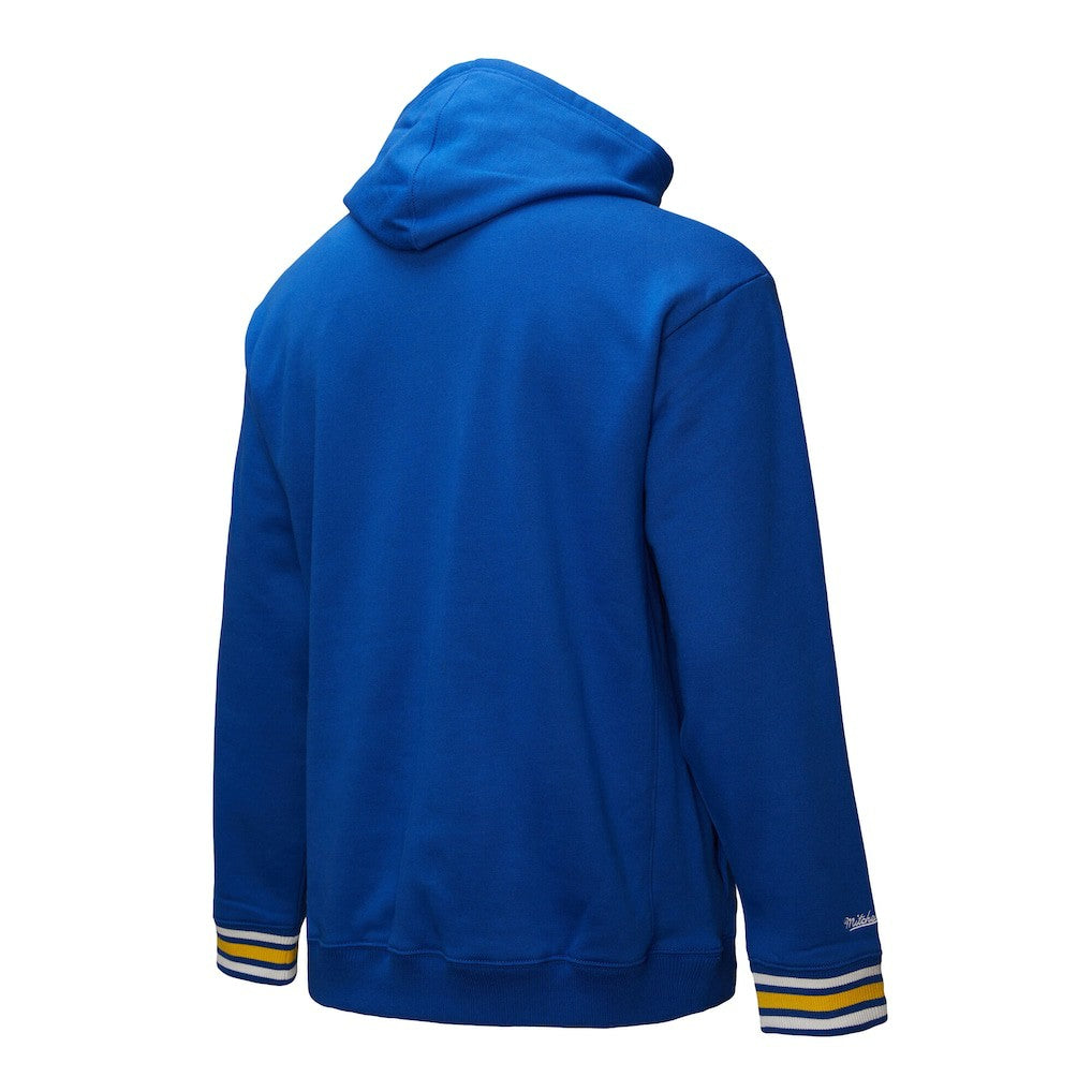 NBA Golden State Warriors Chainstitch Applique Vintage Heavyweight Pullover Hoodie sale