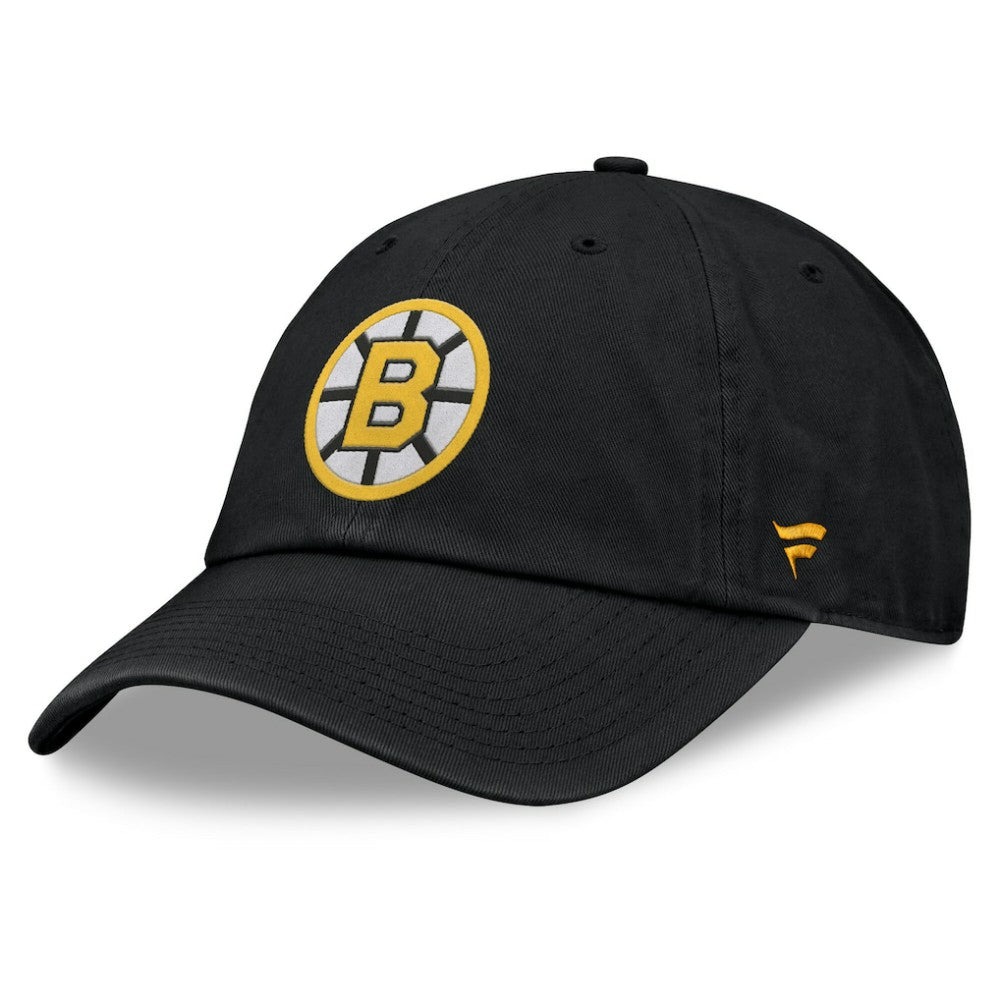 NHL Black Boston Bruins Fanatics Decades Collection Adjustable Hat