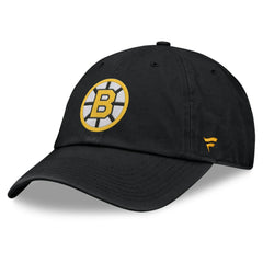 NHL Black Boston Bruins Fanatics Decades Collection Adjustable Hat