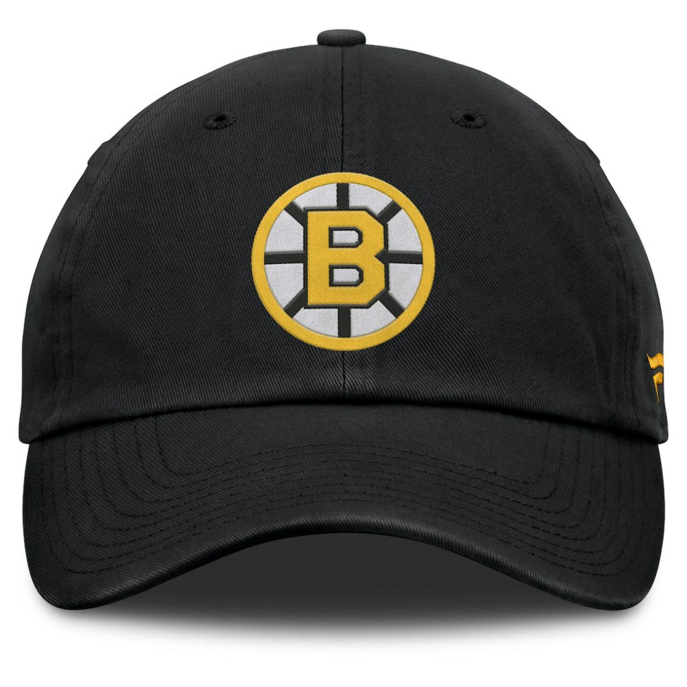 NHL Black Boston Bruins Fanatics Decades Collection Adjustable Hat