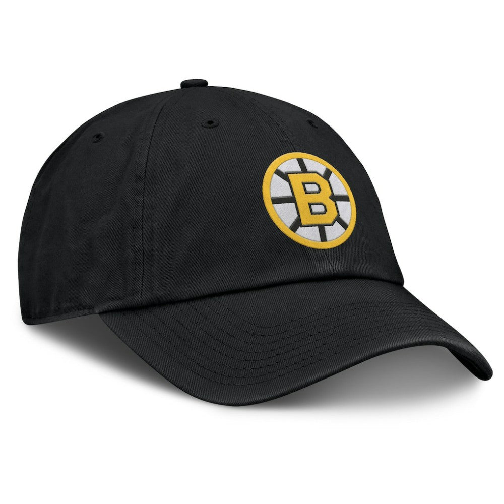 NHL Black Boston Bruins Fanatics Decades Collection Adjustable Hat