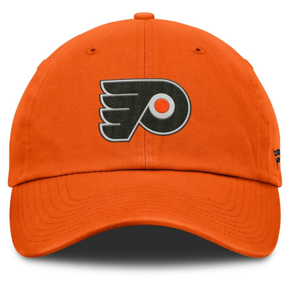 NHL Orange Philadelphia Flyers Fanatics Decades Collection Adjustable Hat