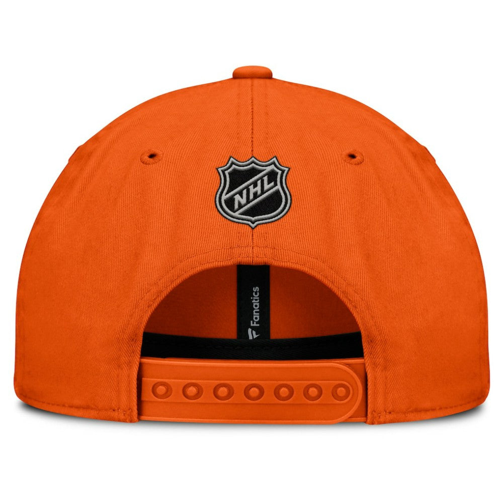 NHL Orange Philadelphia Flyers Fanatics Decades Collection Adjustable Hat