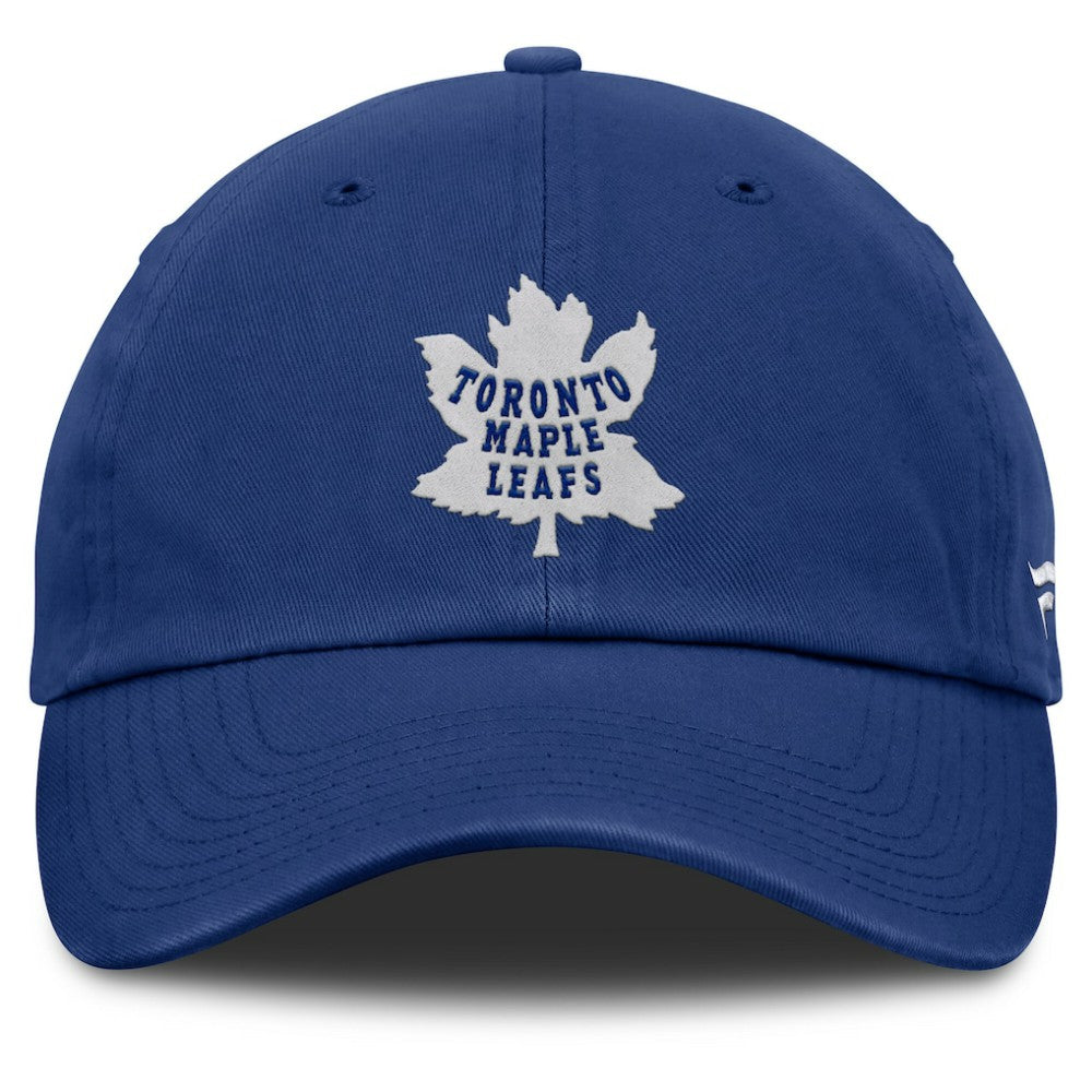 NHL Blue Toronto Maple Leafs Fanatics Decades Collection Adjustable Hat