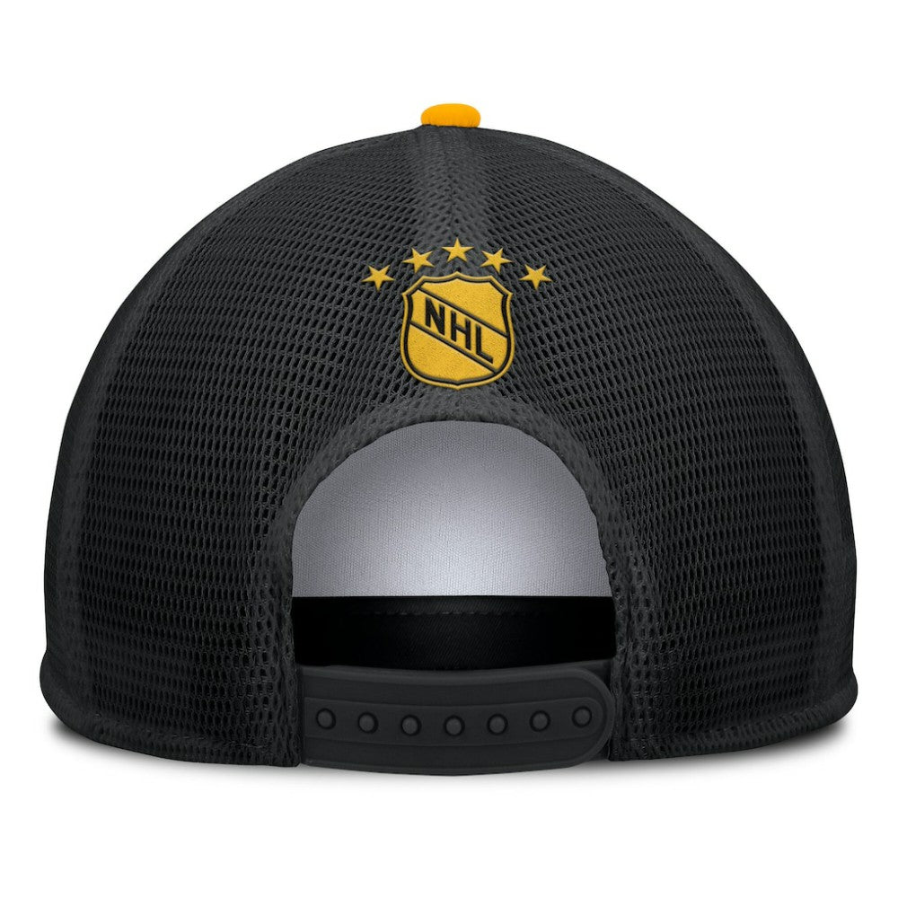 NHL White/Black Boston Bruins Fanatics Decades Collection Foam Front Snapback Hat