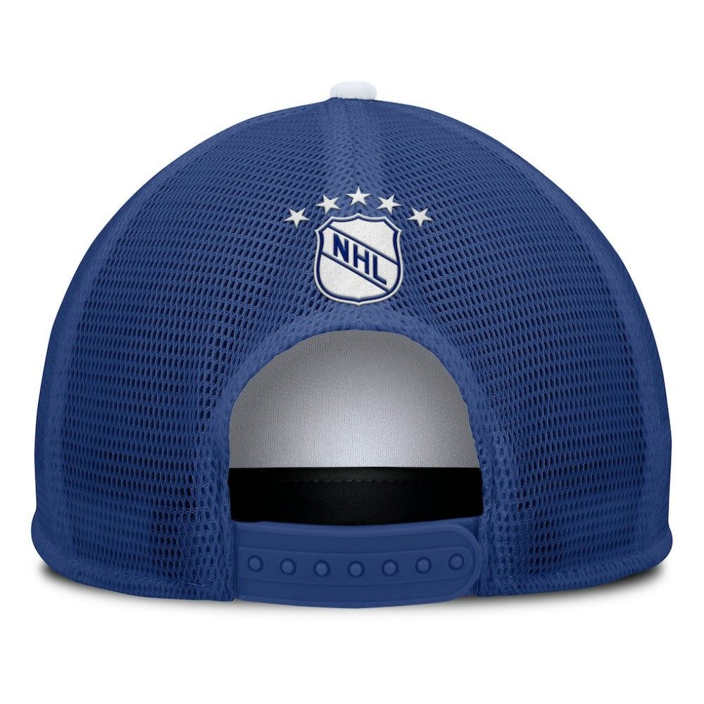 NHL White/Blue Toronto Maple Leafs Fanatics Decades Collection Foam Front Snapback Hat