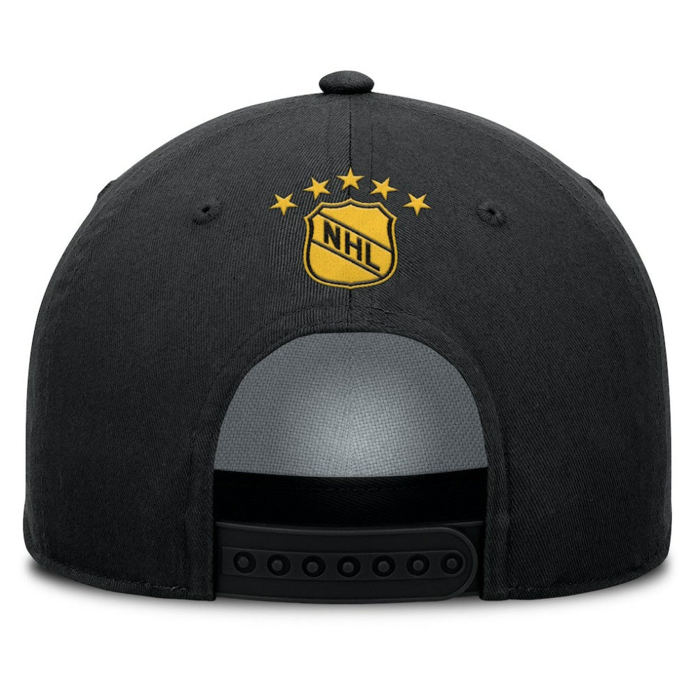 NHL Black Boston Bruins Fanatics Decades Collection A-Frame Rope Adjustable Hat