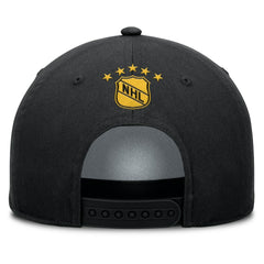 NHL Black Boston Bruins Fanatics Decades Collection A-Frame Rope Adjustable Hat