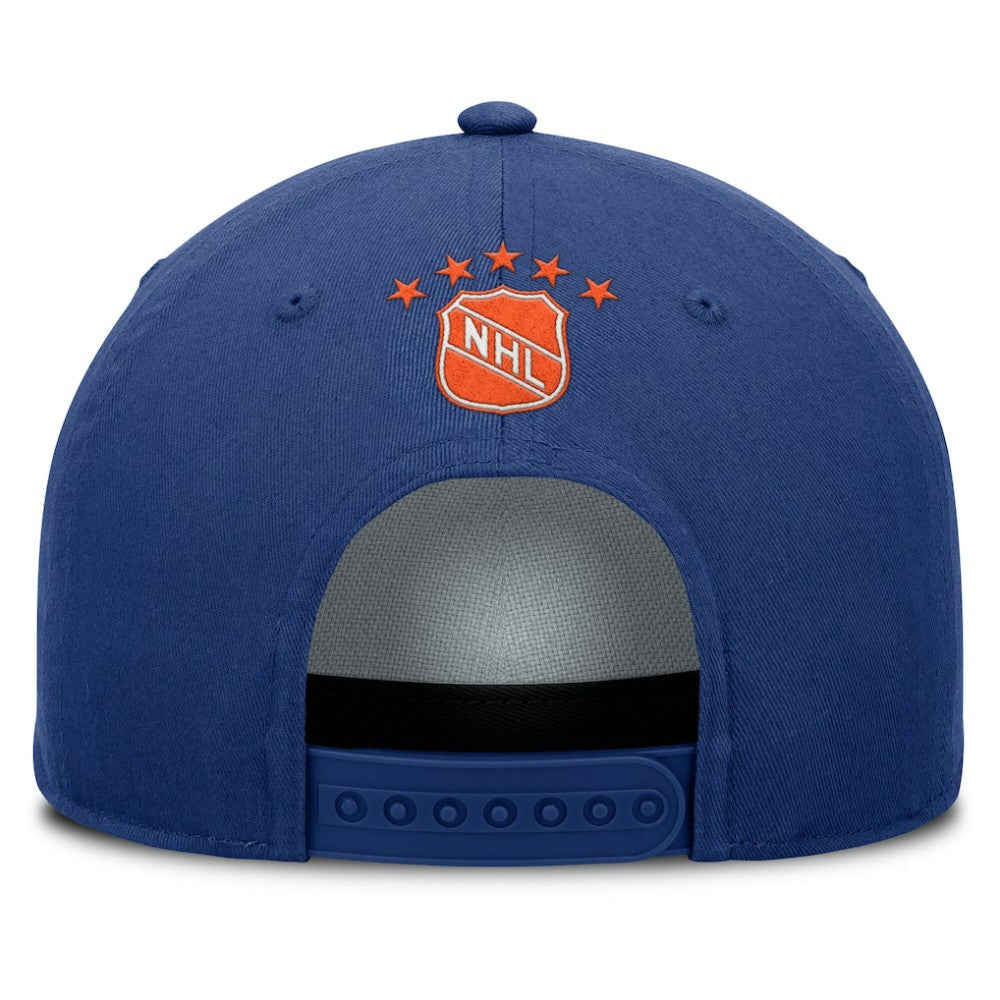NHL Royal Edmonton Oilers Fanatics Decades Collection A-Frame Rope Adjustable Hat