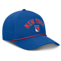 NHL Royal New York Rangers Fanatics Decades Collection A-Frame Rope Adjustable Hat