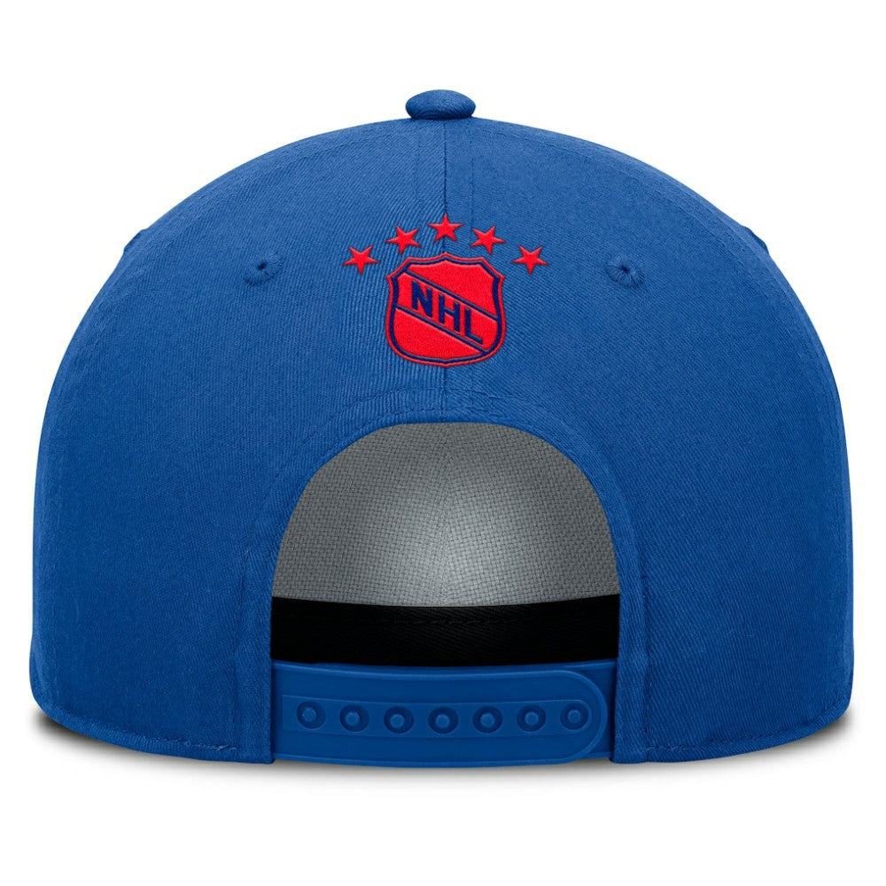 NHL Royal New York Rangers Fanatics Decades Collection A-Frame Rope Adjustable Hat