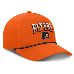 NHL Orange Philadelphia Flyers Fanatics Decades Collection A-Frame Rope Adjustable Hat