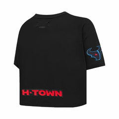 C.J. Stroud  Pro Standard Women's Player Name & Number Cropped Boxy T-Shirt - Houston Texans