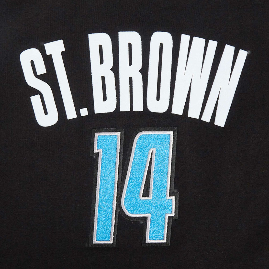 Amon-Ra St. Brown  Pro Standard Women's Player Name & Number Cropped Boxy T-Shirt - Detroit Lions