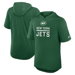 Lockup Tri-Blend Hoodie T-Shirt - New York Jets