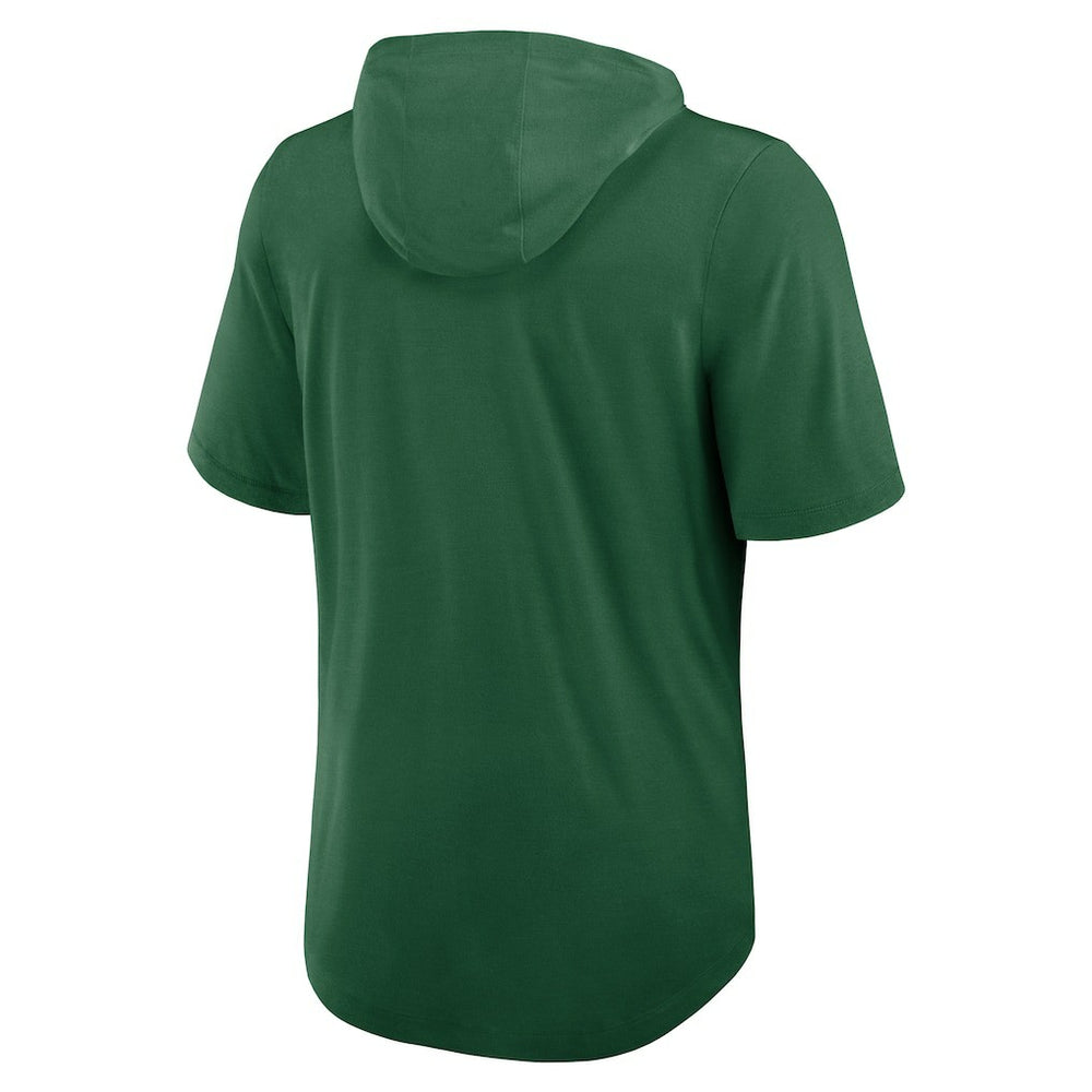Lockup Tri-Blend Hoodie T-Shirt - New York Jets