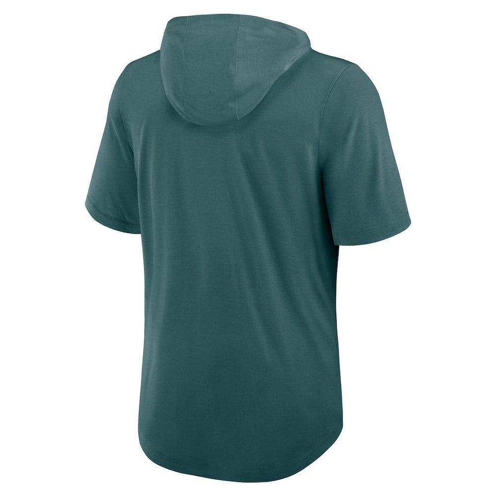 Lockup Tri-Blend Hoodie T-Shirt - Philadelphia Eagles
