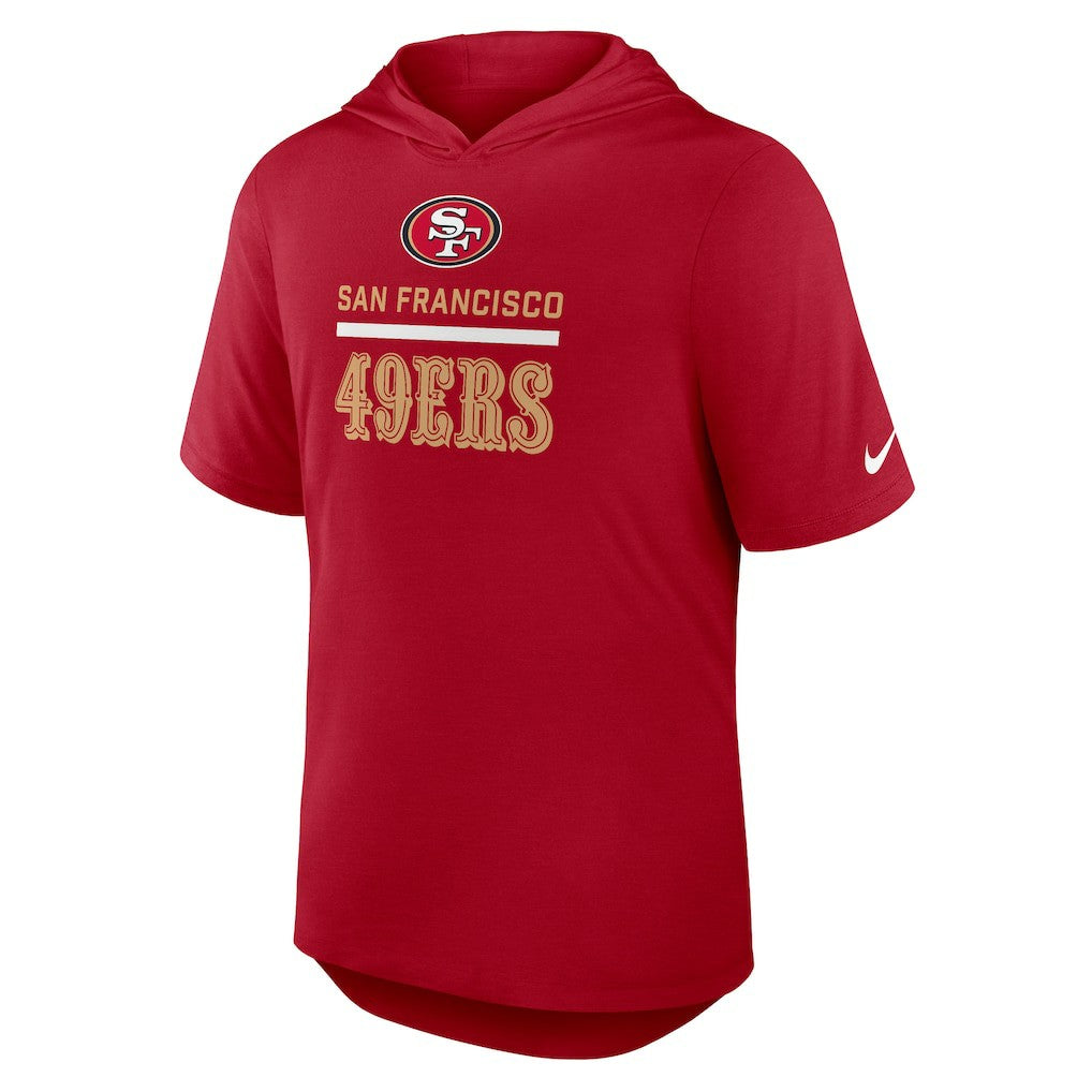 Lockup Tri-Blend Hoodie T-Shirt - San Francisco 49ers
