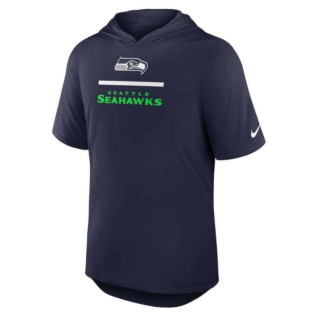 Lockup Tri-Blend Hoodie T-Shirt - Seattle Seahawks