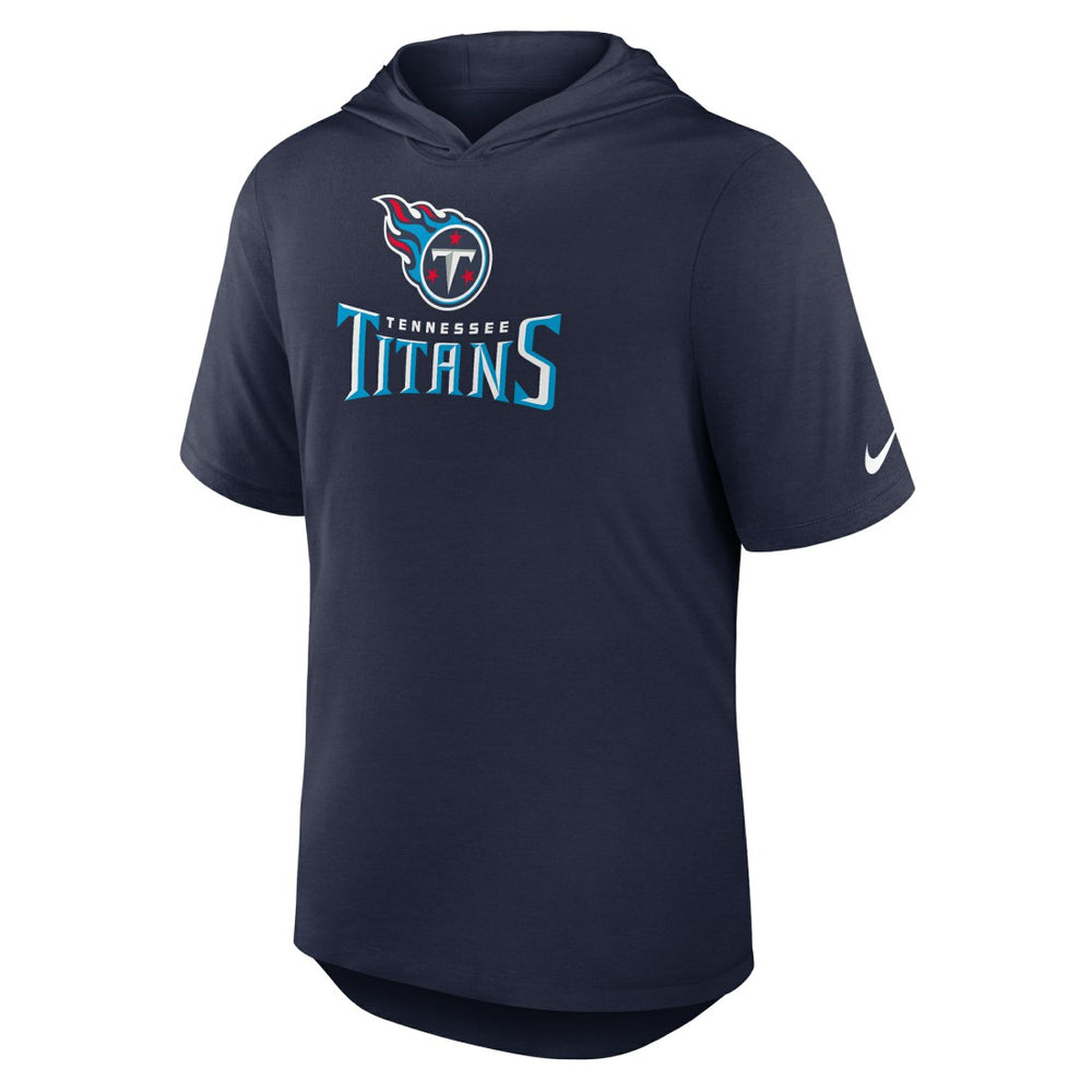 Lockup Tri-Blend Hoodie T-Shirt - Tennessee Titans