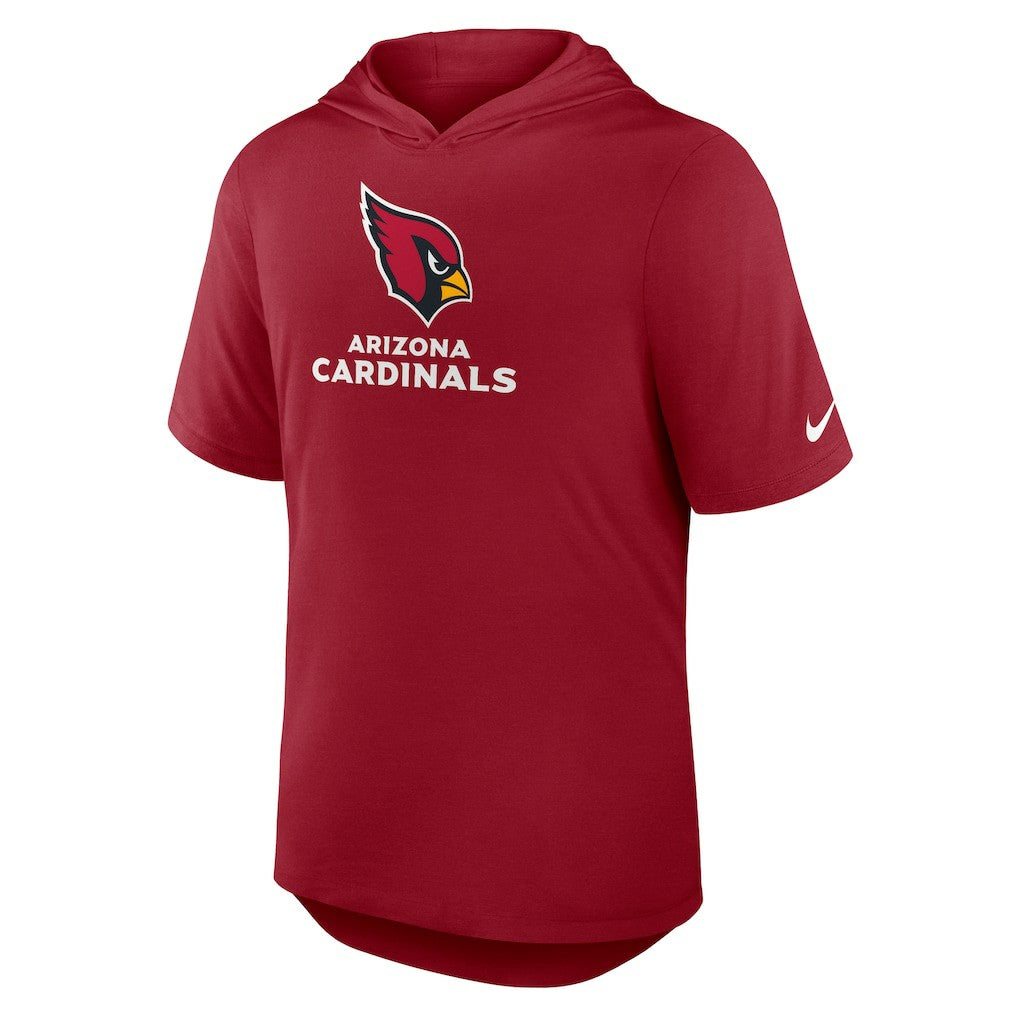 Lockup Tri-Blend Hoodie T-Shirt - Arizona Cardinals
