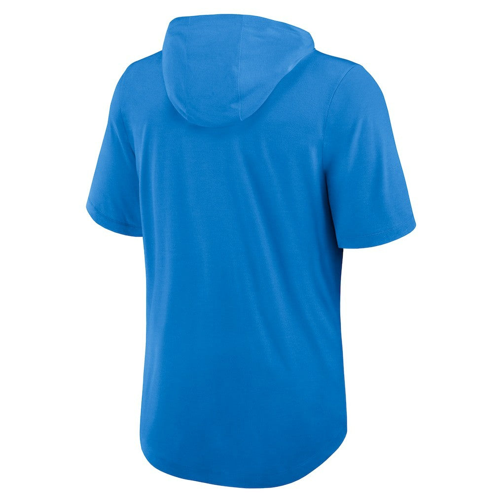 Lockup Tri-Blend Hoodie T-Shirt - Los Angeles Chargers