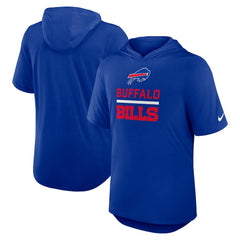 Lockup Tri-Blend Hoodie T-Shirt - Buffalo Bills