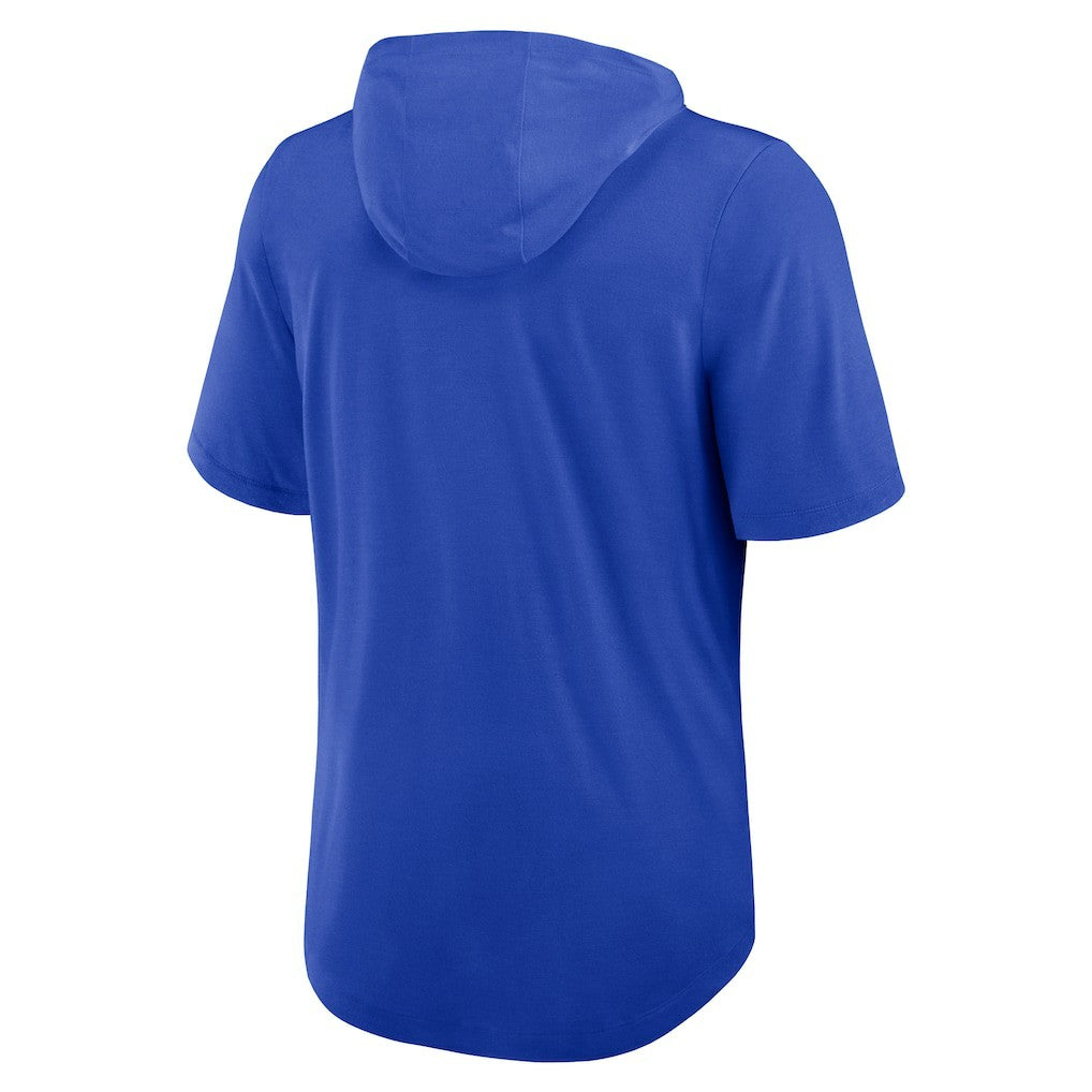 Lockup Tri-Blend Hoodie T-Shirt - Los Angeles Rams
