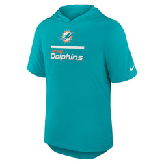 Lockup Tri-Blend Hoodie T-Shirt - Miami Dolphins