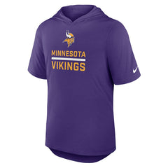 Lockup Tri-Blend Hoodie T-Shirt - Minnesota Vikings