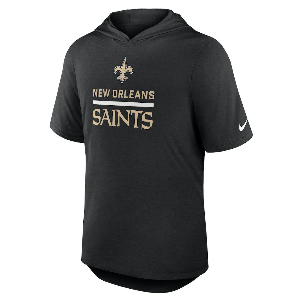 Lockup Tri-Blend Hoodie T-Shirt - New Orleans Saints