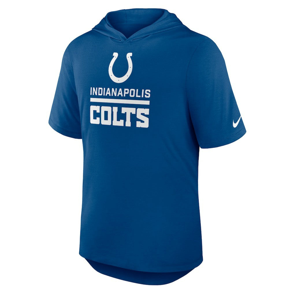 Lockup Tri-Blend Hoodie T-Shirt - Indianapolis Colts