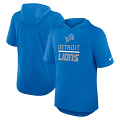 Lockup Tri-Blend Hoodie T-Shirt - Detroit Lions