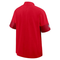 Sideline Short Sleeve Quarter-Zip Dri-FIT Coach Jacket - Kansas City Chiefs