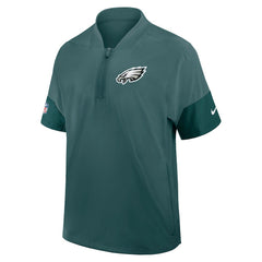 Sideline Short Sleeve Quarter-Zip Dri-FIT Coach Jacket - Philadelphia Eagles