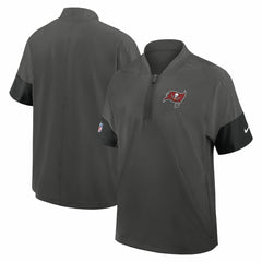 Sideline Short Sleeve Quarter-Zip Dri-FIT Coach Jacket - Tampa Bay Buccaneers