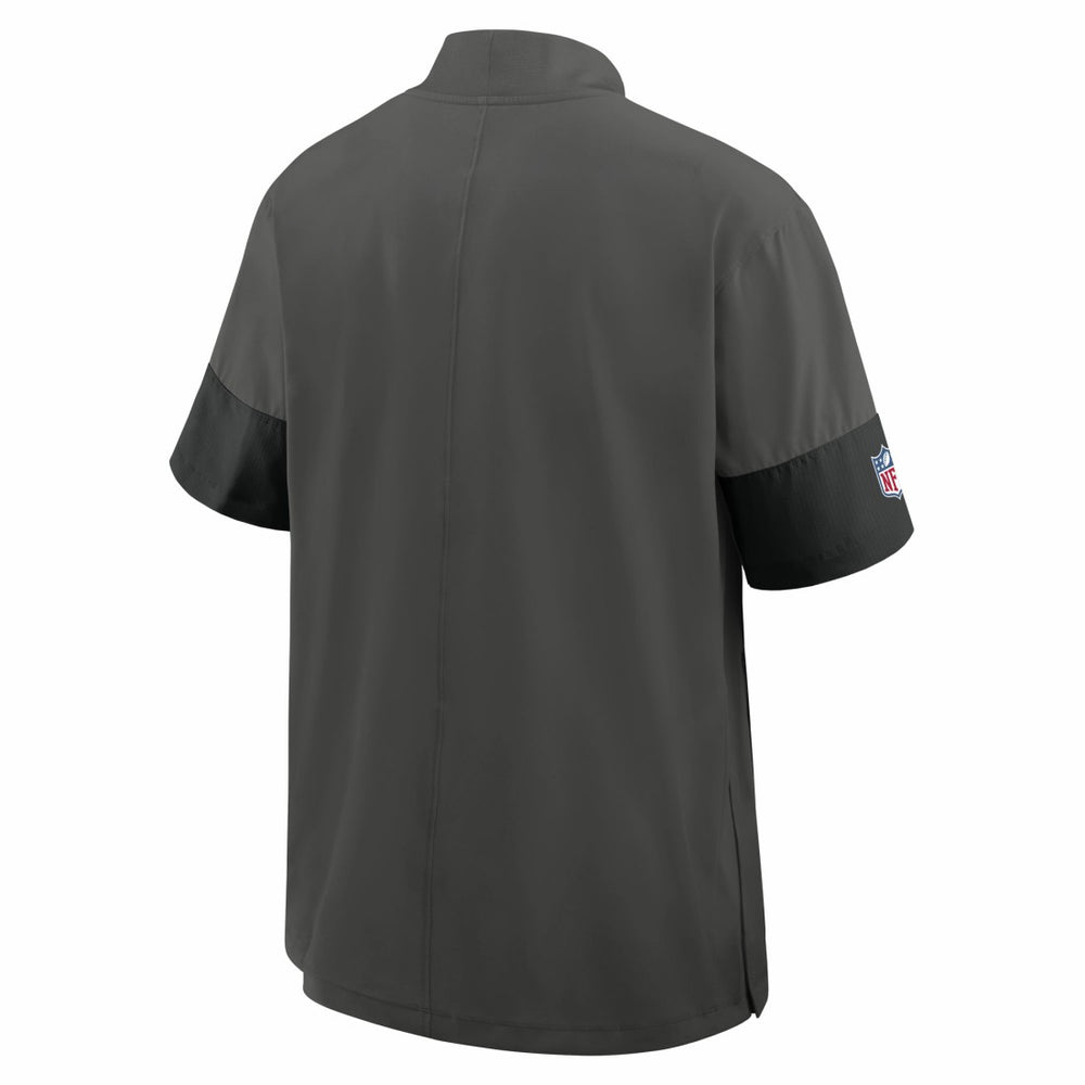 Sideline Short Sleeve Quarter-Zip Dri-FIT Coach Jacket - Tampa Bay Buccaneers