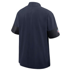 Sideline Short Sleeve Quarter-Zip Dri-FIT Coach Jacket - New England Patriots