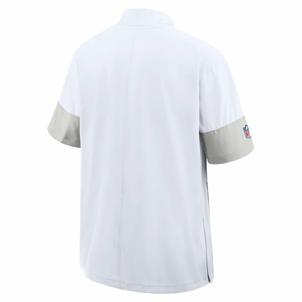 Sideline Short Sleeve Quarter-Zip Dri-FIT Coach Jacket - New Orleans Saints