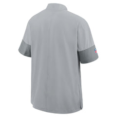 Sideline Short Sleeve Quarter-Zip Dri-FIT Coach Jacket - Detroit Lions