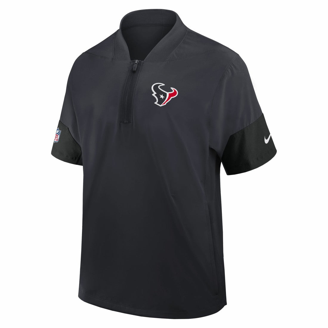 Sideline Short Sleeve Quarter-Zip Dri-FIT Coach Jacket - Houston Texans