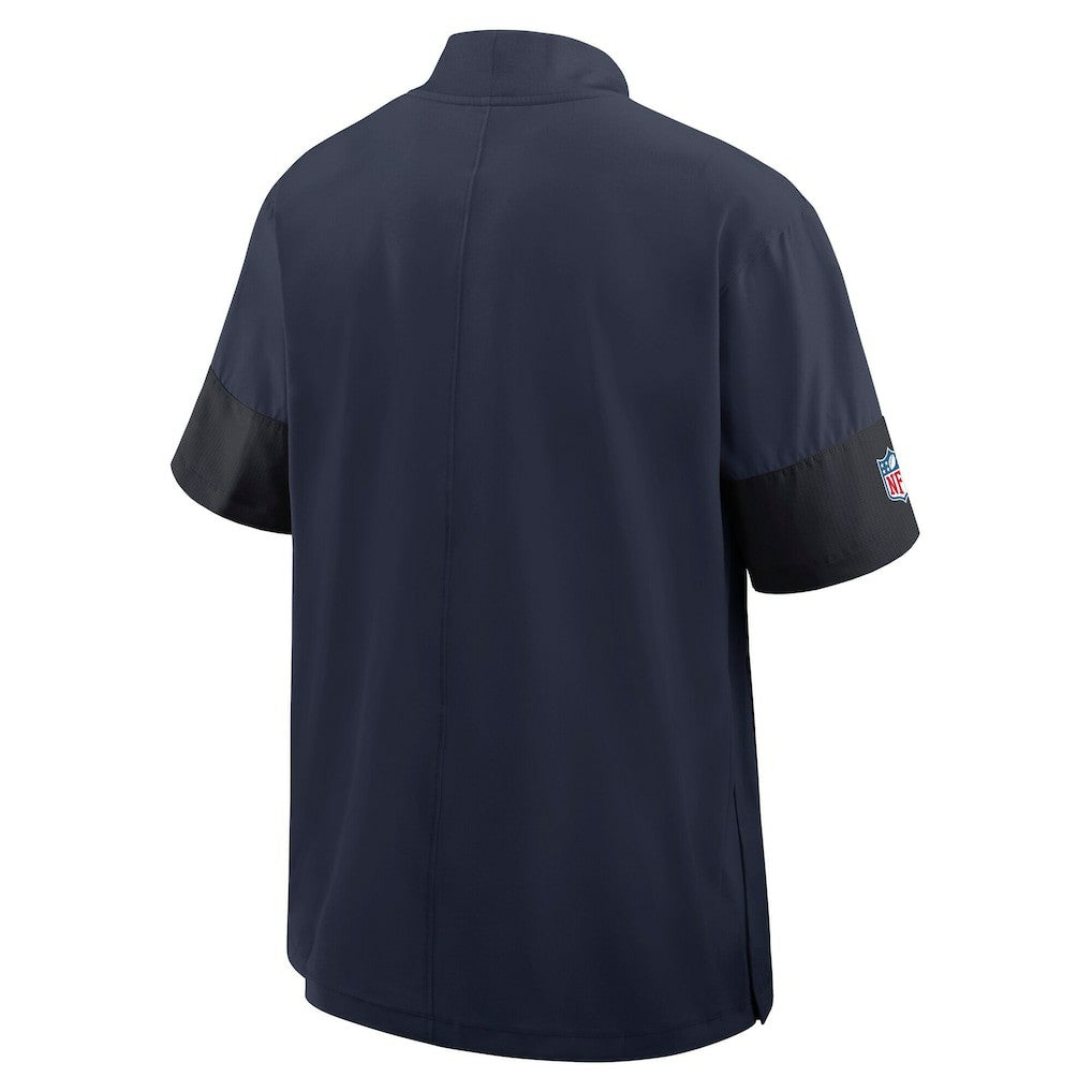 Sideline Short Sleeve Quarter-Zip Dri-FIT Coach Jacket - Dallas Cowboys