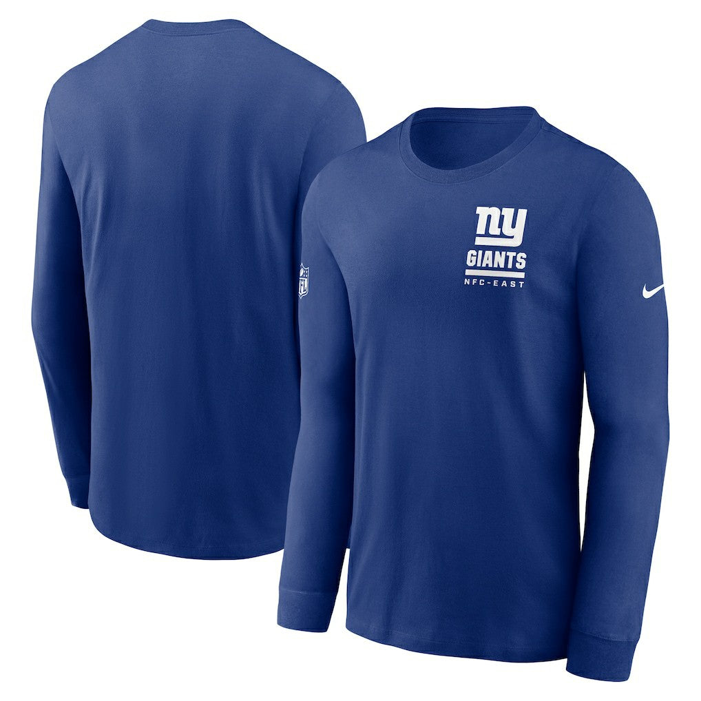 Sideline Dri-FIT Long Sleeve T-Shirt - New York Giants