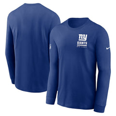 Sideline Dri-FIT Long Sleeve T-Shirt - New York Giants