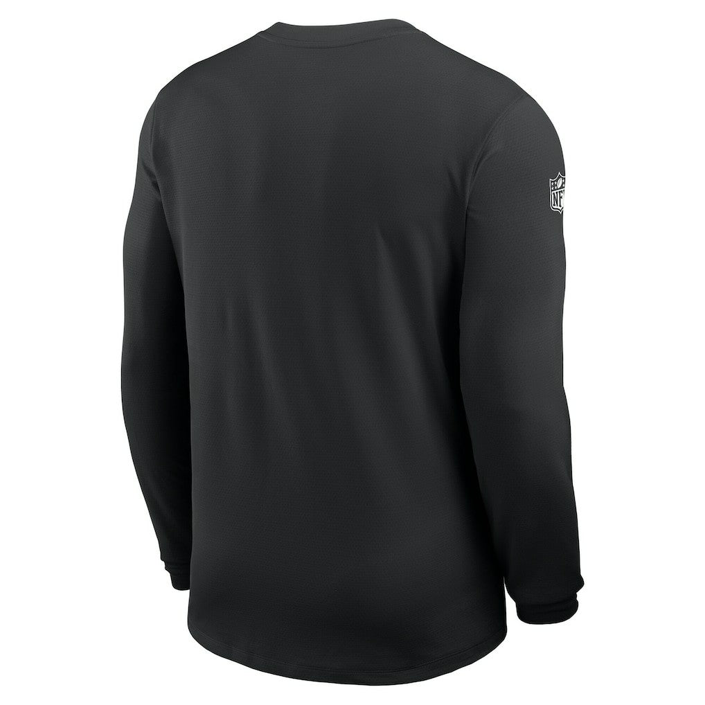 Sideline Coach UV Dri-FIT Long Sleeve Shirt - Las Vegas Raiders