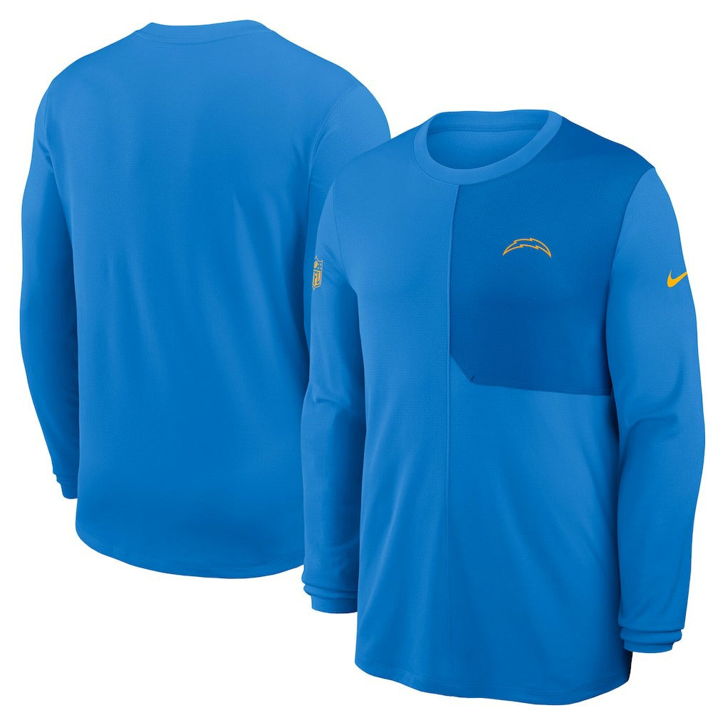 Sideline Coach UV Dri-FIT Long Sleeve Shirt - Los Angeles Chargers